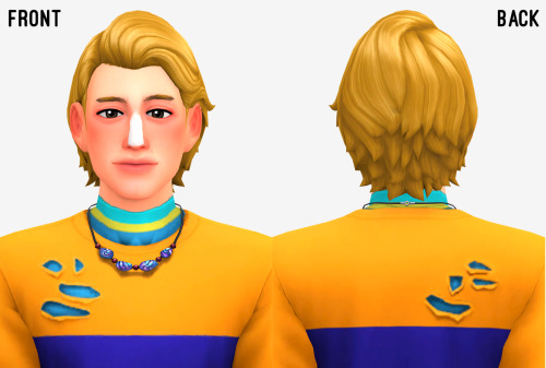 Sims 4 Rji hair at Marso Sims