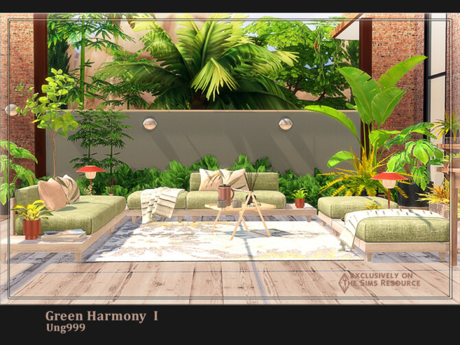 Sims 4 Green Harmony I by ung999 at TSR
