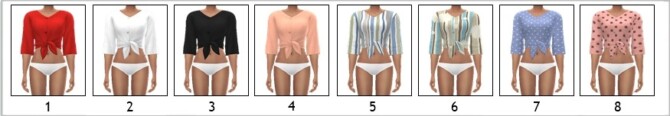 Sims 4 EP09 TIED CARDIGAN at Sims4Sue