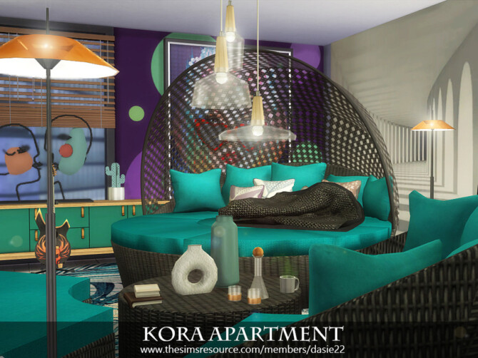 Sims 4 Kora Apartment by dasie2 at TSR
