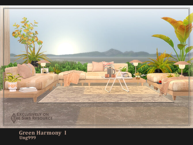 Sims 4 Green Harmony I by ung999 at TSR