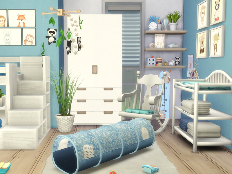 Twin Toddler Bedroom by Flubs79 at TSR » Sims 4 Updates