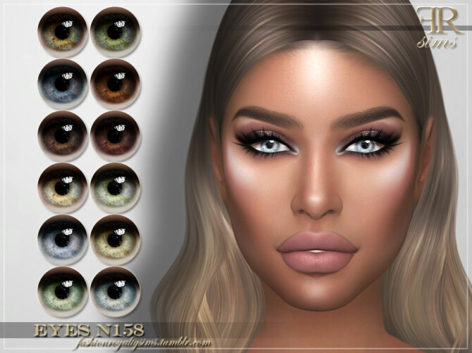 Sims 4 Eyes N158 by FashionRoyaltySims at TSR