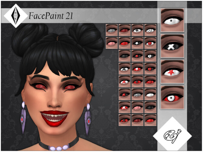 Sims 4 FacePaint 21 by AleNikSimmer at TSR