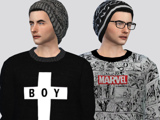 Sims 4 Jacques Beanie by McLayneSims at TSR