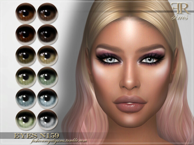 Sims 4 FRS Eyes N159 by FashionRoyaltySims at TSR