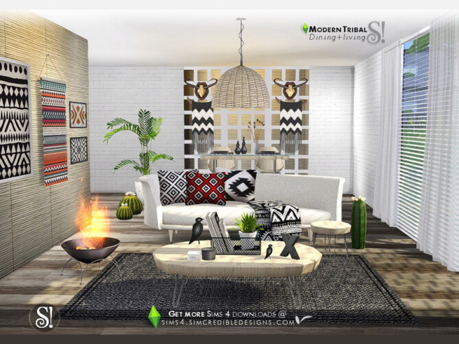 Sims 4 Modern Tribal [web transfer] by SIMcredible! at TSR