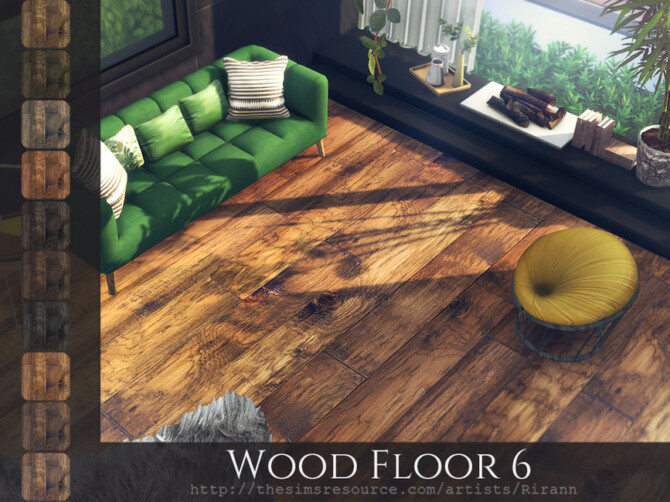Sims 4 Wood Floor 6 by Rirann at TSR