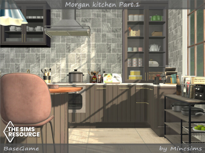 Sims 4 Morgan Kitchen Part.1 by Mincsims at TSR