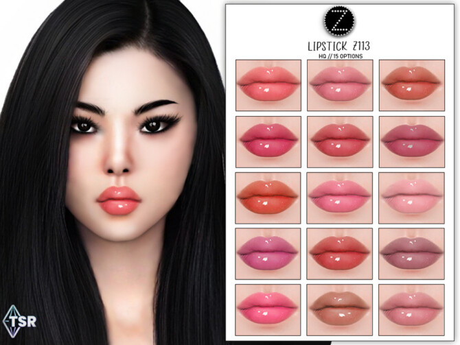 Sims 4 LIPSTICK Z113 by ZENX at TSR