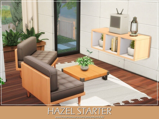 Sims 4 Hazel Starter House by MychQQQ at TSR