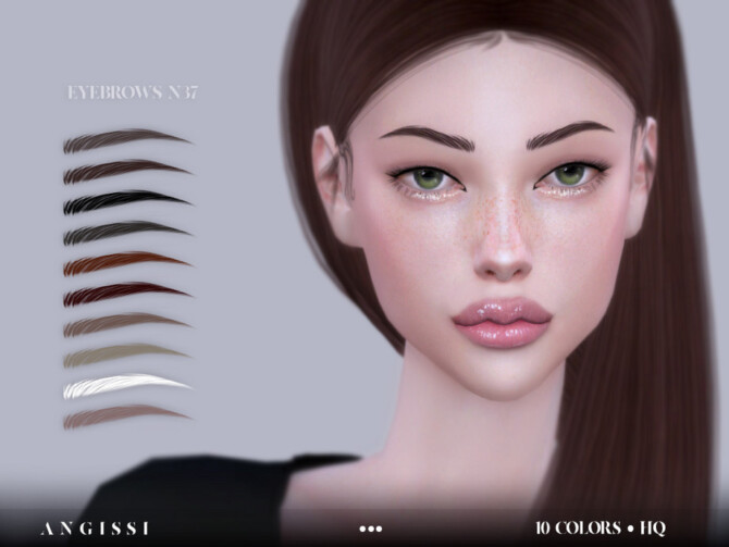 Sims 4 Eyebrows   N37 by ANGISSI at TSR