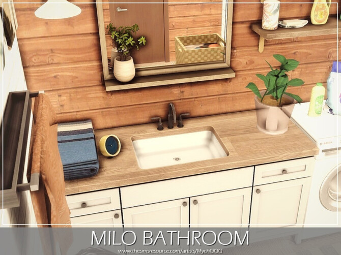 Sims 4 Milo Bathroom by MychQQQ at TSR