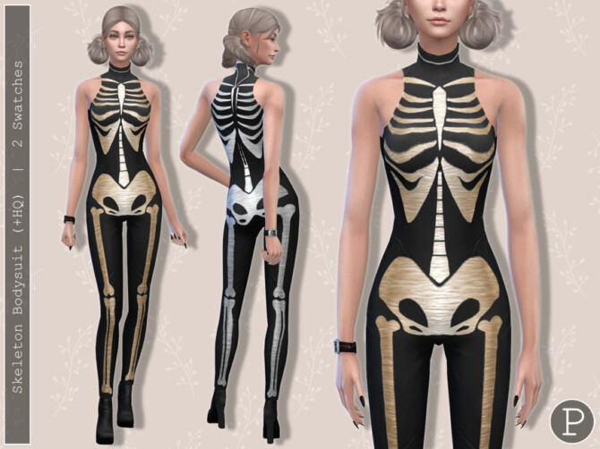Sims 4 Skeleton Bodysuit by Pipco at TSR
