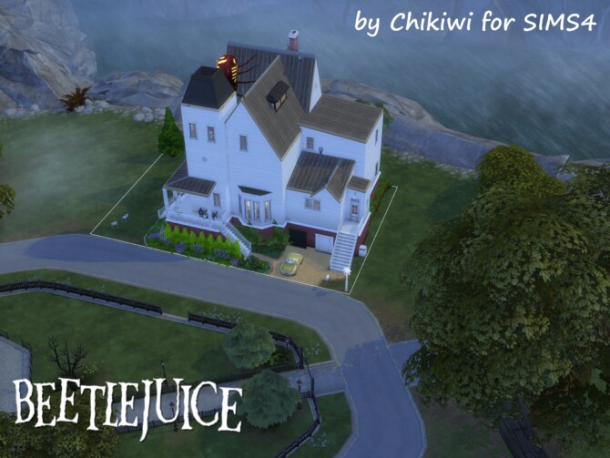 Sims 4 Maitland House   Beetlejuice by Chikiwi2016 at Mod The Sims 4