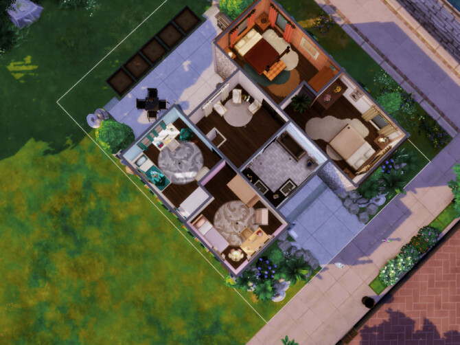 Sims 4 Neja House by GenkaiHaretsu at TSR