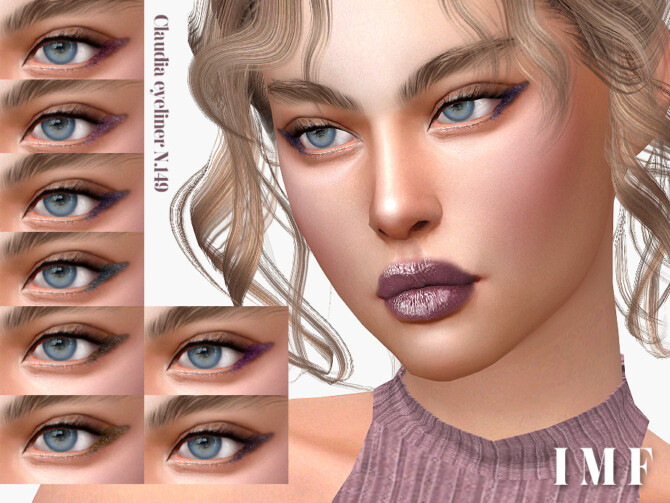 Sims 4 IMF Claudia Eyeliner N.149 by IzzieMcFire at TSR