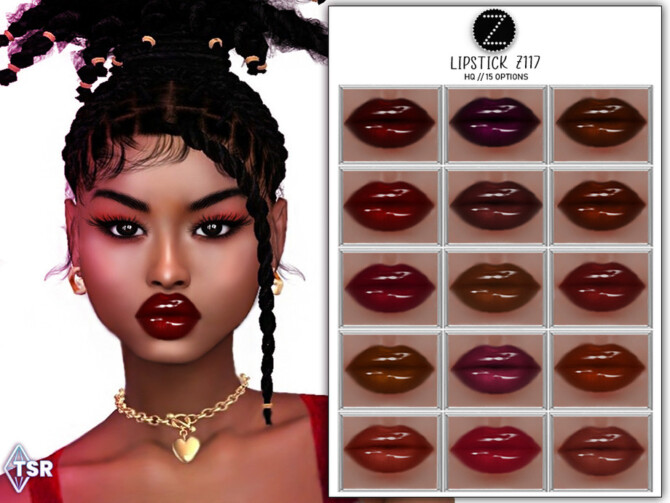 Sims 4 LIPSTICK Z117 by ZENX at TSR
