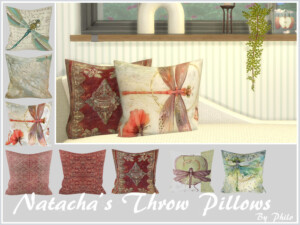 Natacha’s Throw Pillows  by philo at TSR