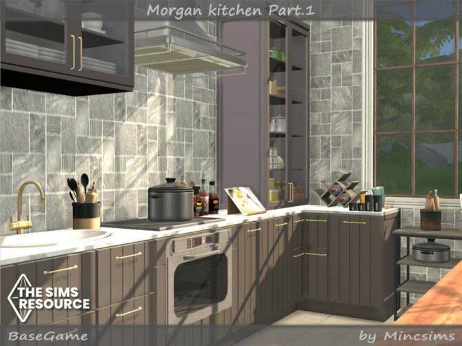 Sims 4 Morgan Kitchen Part.1 by Mincsims at TSR