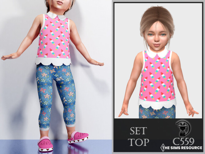 Sims 4 Set Top C559 by turksimmer at TSR