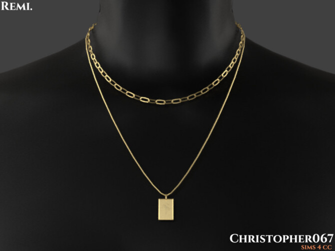 Sims 4 Remi Necklace by Christopher067 at TSR