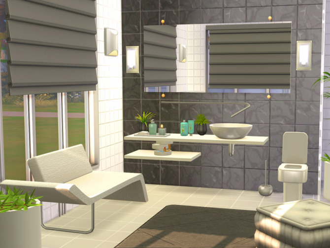 Sims 4 Modern Bathroom by Flubs79 at TSR