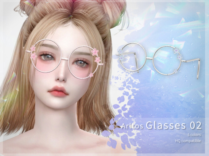Sims 4 Sakura glasses 2 by Arltos at TSR