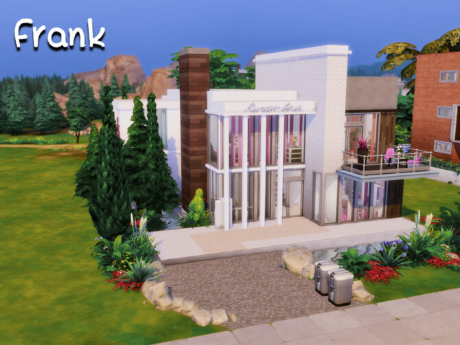 Sims 4 Frank House by GenkaiHaretsu at TSR