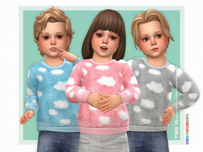 Sims 4 Cloud Sweater by lillka at TSR