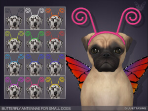 Butterfly Antennae For Small Dogs by feyona at TSR