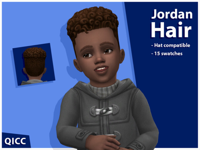 Sims 4 Jordan Hair by qicc at TSR