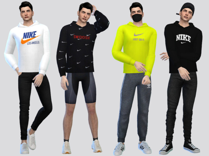 Sims 4 Athletic Sweatshirts by McLayneSims at TSR
