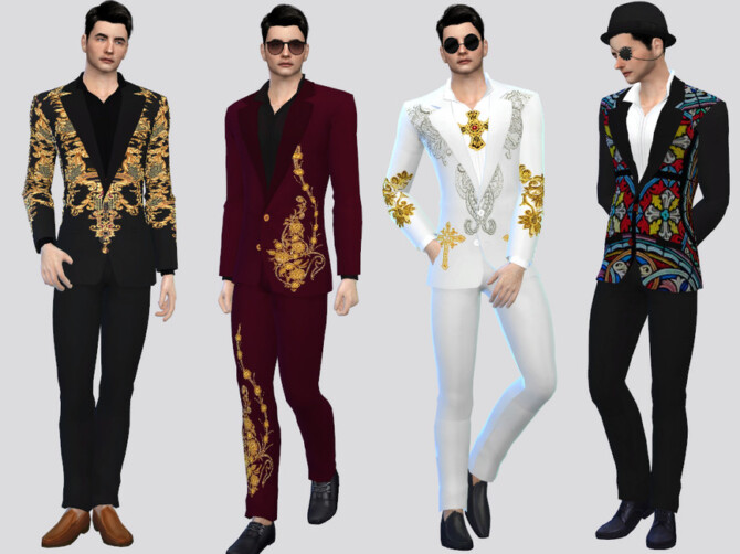 Sims 4 Garde Fancy Suit by McLayneSims at TSR