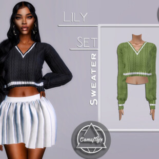 Blouse with basques 04 at Nastasya94 » Sims 4 Updates