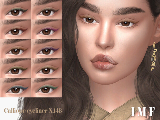 Sims 4 IMF Calliope Eyeliner N.148 by IzzieMcFire at TSR