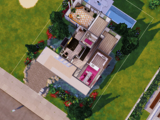 Sims 4 Frank House by GenkaiHaretsu at TSR