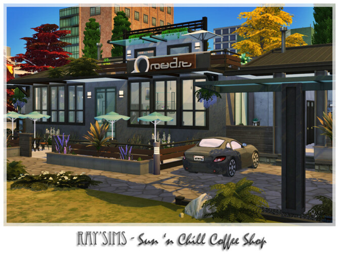 Sims 4 Sun N Chill Coffee Shop by Ray Sims at TSR