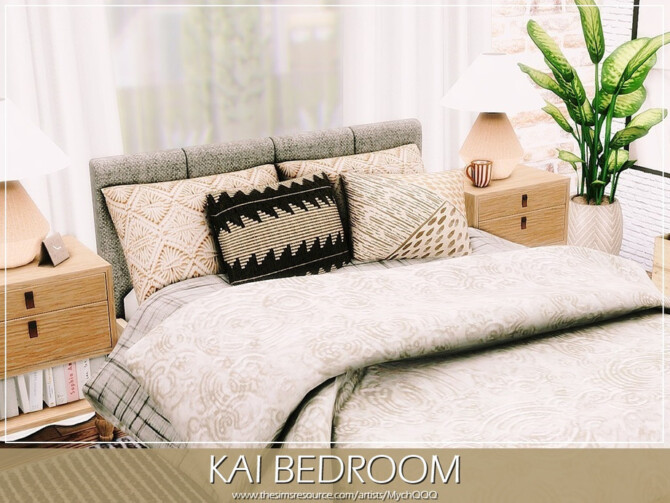 Sims 4 Kai Bedroom by MychQQQ at TSR