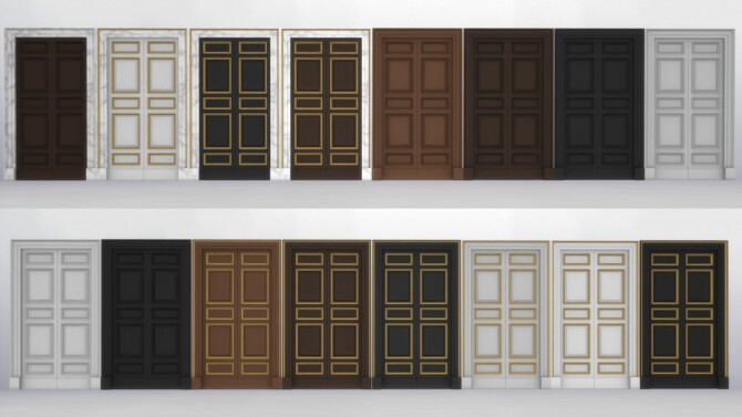 Sims 4 Ionic Door by TheJim07 at Mod The Sims 4