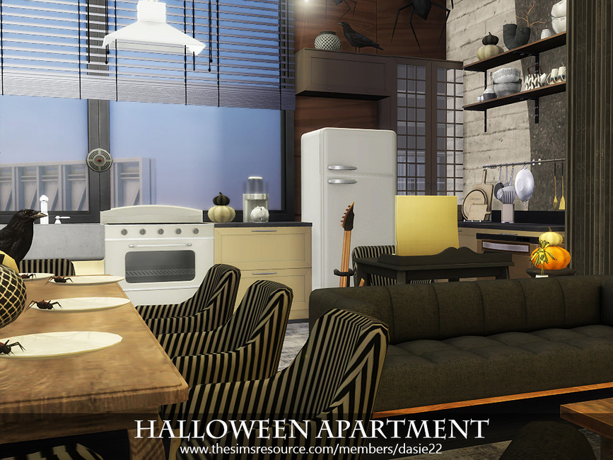 Halloween Apartment by dasie2 at TSR » Sims 4 Updates