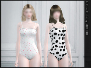 Printed swimsuit by Arltos at TSR