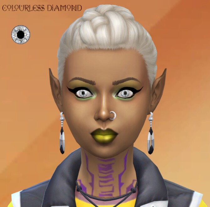 Sims 4 Diamonds For Eyes ( Non   Default ) by jwjj420 at Mod The Sims 4