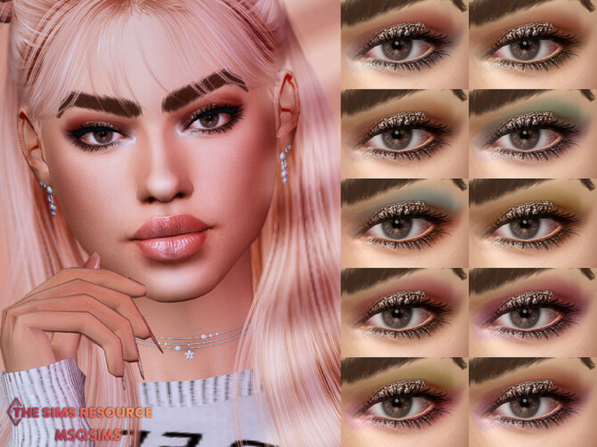 Sims 4 Gianna Eyeshadow by MSQSIMS at TSR