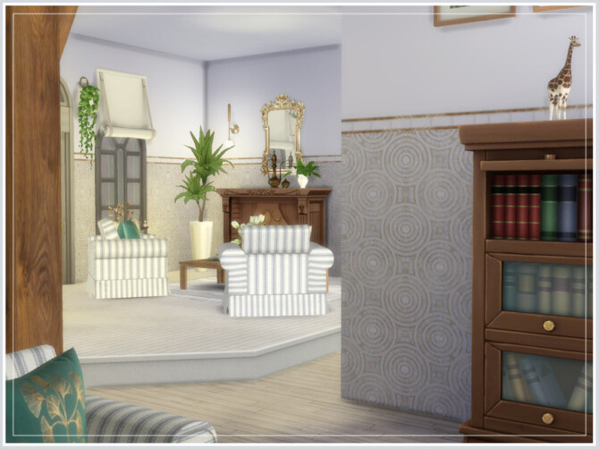 Sims 4 Hugos Entrance Living Room by philo at TSR