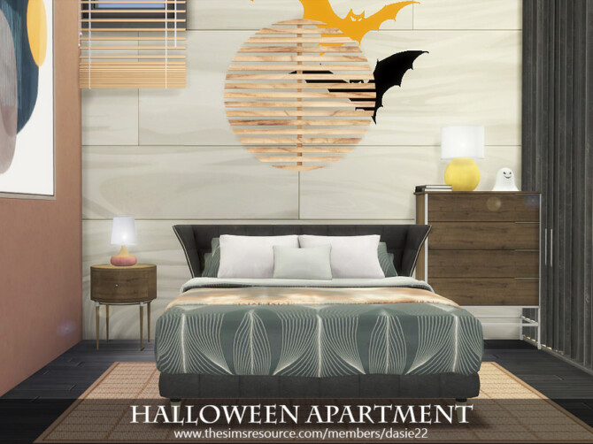 Sims 4 Halloween Apartment by dasie2 at TSR