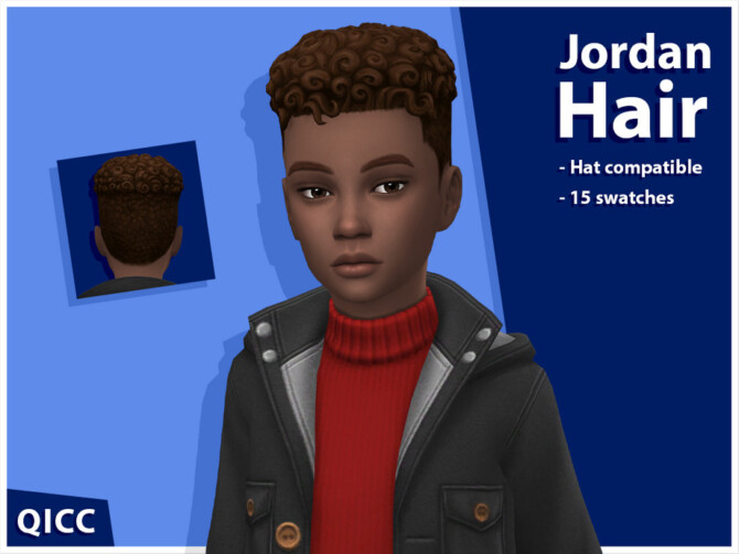 Sims 4 Jordan Hair by qicc at TSR