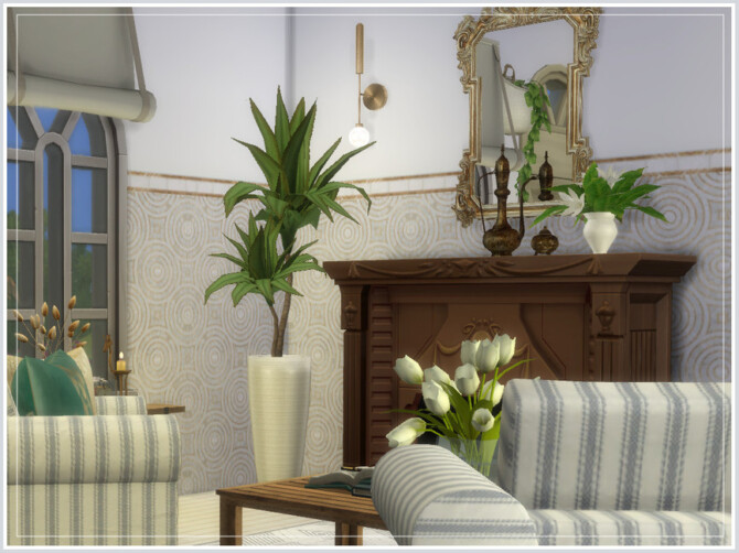 Sims 4 Hugos Entrance Living Room by philo at TSR