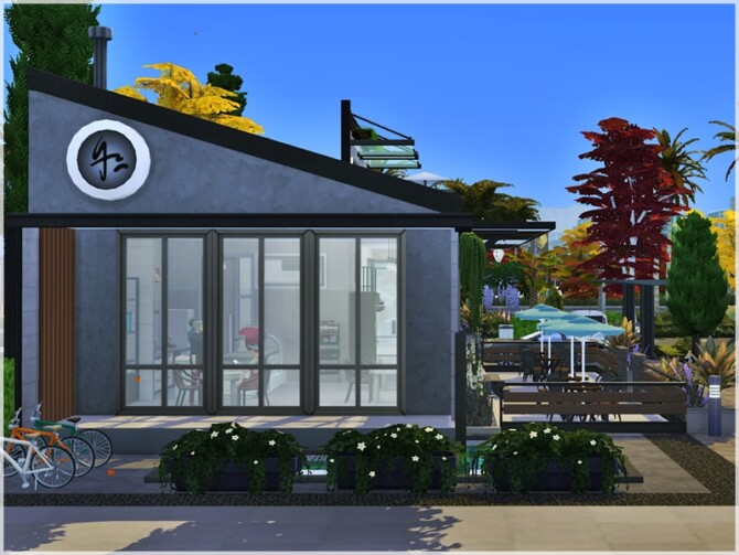 Sims 4 Sun N Chill Coffee Shop by Ray Sims at TSR