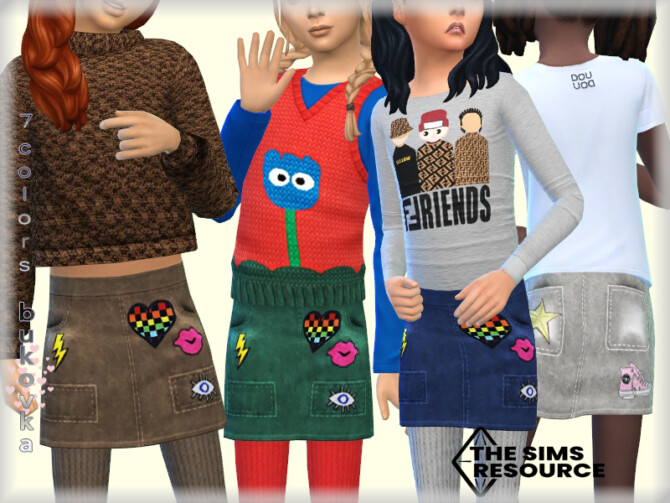 Sims 4 Skirt with Pockets by bukovka at TSR